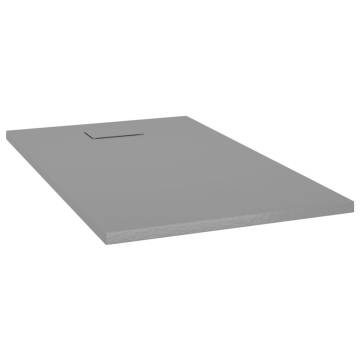 SMC Grey Shower Base Tray 120x70 cm - Durable & Modern Design