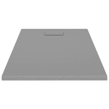 SMC Grey Shower Base Tray 120x70 cm - Durable & Modern Design