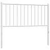 Stylish White Metal Headboard 100 cm - Hipomarket UK