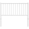 Stylish White Metal Headboard 100 cm - Hipomarket UK