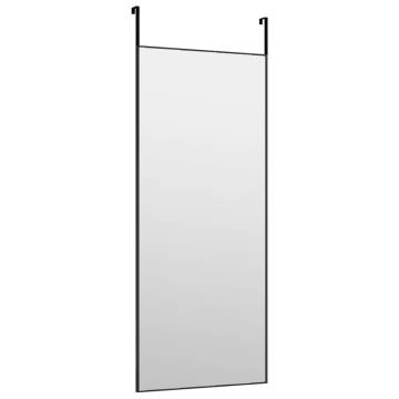 Stylish Black Door Mirror 40x100 cm - Hipomarket