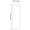 Stylish Black Door Mirror 40x100 cm - Hipomarket