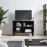 TV Cabinet Black 69.5x30x50 cm Engineered Wood Colour black Quantity in Package 1 