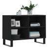 Stylish Black TV Cabinet - 69.5x30x50 cm | Durable Engineered Wood