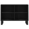 Stylish Black TV Cabinet - 69.5x30x50 cm | Durable Engineered Wood