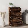 Elegant Smoked Oak Drawer Cabinet - 60x36x103 cm | HipoMarket