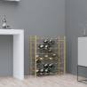 Wine Rack for 48 Bottles Gold Metal Colour gold Quantity in Package 1 Number of 48 Number of Bottles 