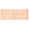 Untreated Solid Wood Bathroom Countertop | 160x60 cm