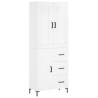 Highboard High Gloss White - Stylish Storage Solution