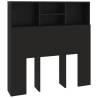 Stylish Black Headboard Cabinet - 100x19x103.5 cm | HipoMarket