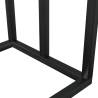 Stylish Freestanding Black Towel Rack - 48x24x79 cm