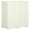 Plastic Cabinet 79x43x85.5 cm Wood Design - Vanilla Ice