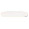 Table Top White Solid Pine Oval 100x50 cm | HipoMarket