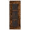 Stylish Highboard Smoked Oak - 34.5x34x180 cm | Hipomarket