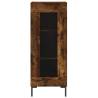 Stylish Highboard Smoked Oak - 34.5x34x180 cm | Hipomarket