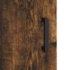 Stylish Highboard Smoked Oak - 34.5x34x180 cm | Hipomarket