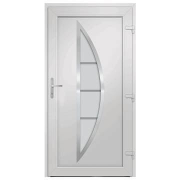 Front Door Anthracite 98x190 cm PVC - Elegant & Secure Entryway