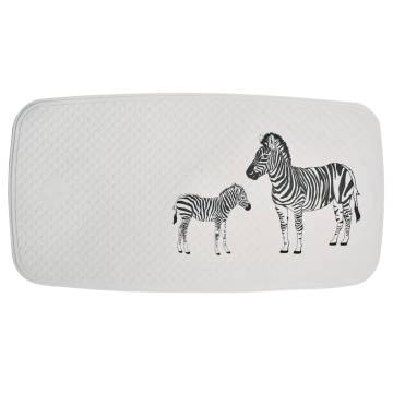 RIDDER Zebra Bath Mat 38x72 cm - Non-Slip & Eco-Friendly