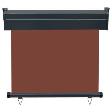 Balcony Side Awning 85x250 cm Brown - Privacy & Comfort