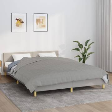 Weighted Blanket Grey 220x235 cm King 15 kg | Hipomarket