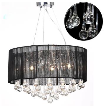 Stunning Black Chandelier with 85 Crystals | HipoMarket