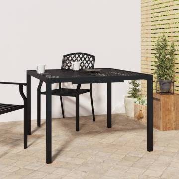 Stylish Anthracite Garden Table - Steel 100x100x72 cm