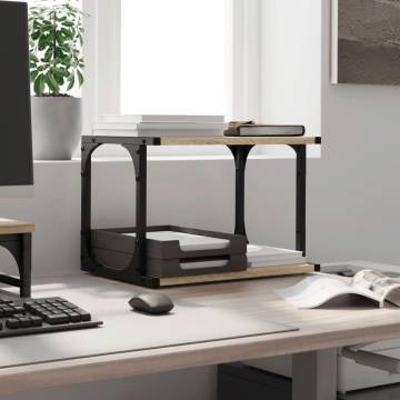 Printer Stand 2-Tier Sonoma Oak | Organise Your Workspace