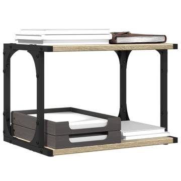 Printer Stand 2-Tier Sonoma Oak | Organise Your Workspace