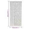 Fly Curtain Light Grey & White 56x200 cm - Insect Protection