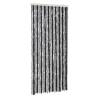 Fly Curtain Grey & Black 90x200 cm Chenille | HipoMarket