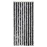 Fly Curtain Grey & Black 90x200 cm Chenille | HipoMarket