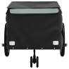 Bike Trailer Black and Grey | 45 kg Iron Cargo Hauler