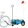 Blue Oxford Fabric Bike Trailer - Durable & Versatile