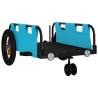 Blue Oxford Fabric Bike Trailer - Durable & Versatile