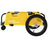 Yellow Oxford Fabric & Iron Bike Trailer - Durable & Safe