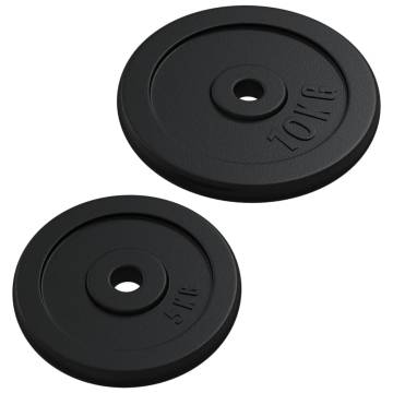 60 kg Cast Iron Barbell with Plates - Versatile Workout Set