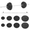 Versatile 60 kg Barbell with Plates for All Workout Needs