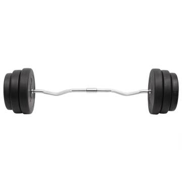 90 kg Curl Barbell with Plates - Durable & Versatile Workout