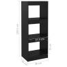 Book Cabinet & Room Divider - Solid Pinewood | Hipomarket