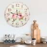 Vintage Wall Clock Flower 60 cm Colour flower Size 60 cm 