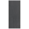 Stylish Grey Book Cabinet Room Divider - 100x30 cm Pinewood