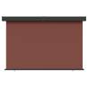 Brown Balcony Side Awning 165x250 cm - Stylish Privacy Solution