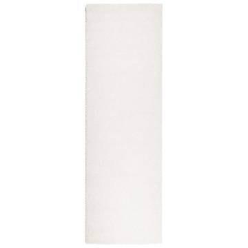 Shaggy Rug High Pile Modern Cream - 80x250 cm | HipoMarket