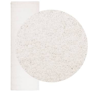 Shaggy Rug High Pile Modern Cream - 80x250 cm | HipoMarket