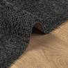 Shaggy Rug High Pile 200x200 cm - Modern Anthracite Design