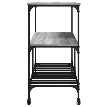 Kitchen Trolley Grey Sonoma - Stylish & Functional Storage