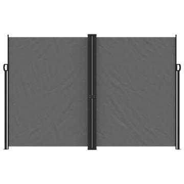 Retractable Side Awning Anthracite 220x1000 cm | HipoMarket