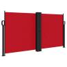 Retractable Side Awning Red 120x1200 cm | Hipomarket