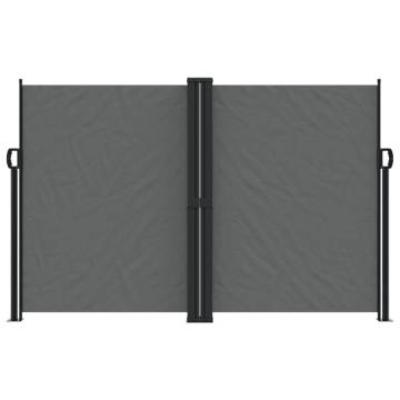 Retractable Side Awning Anthracite 160x1200 cm | Hipomarket