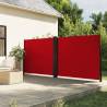 Retractable Side Awning Red 180x1200 cm Colour red Size 180 x 1200 cm Quantity in Package 1 